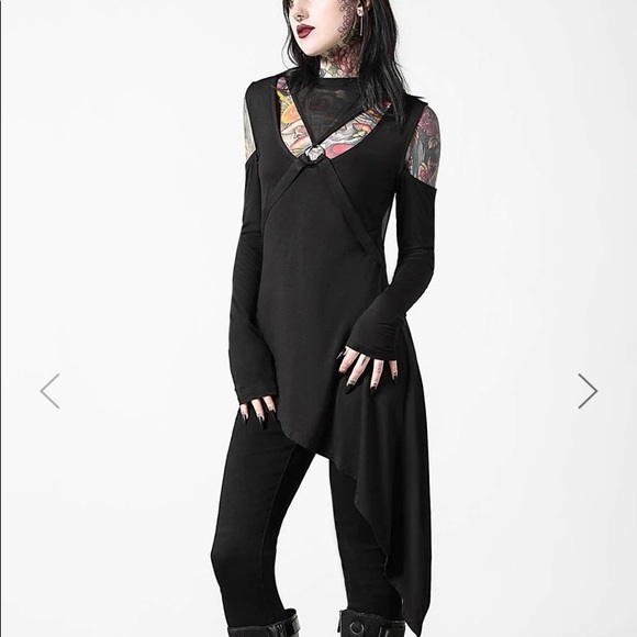 Super sexy asymmetrical top - Picture 3 of 4